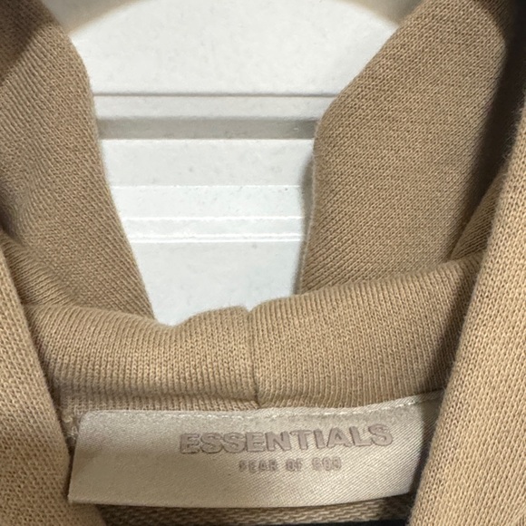 ESSENTIALS French Terry Three-Quarter Sleeve 77 Hoodie- small - Picture 4 of 9